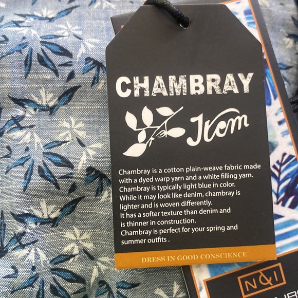 Men’s Nickel and Iron Button Up 100% Cotton Shirt - Picture 7 of 8